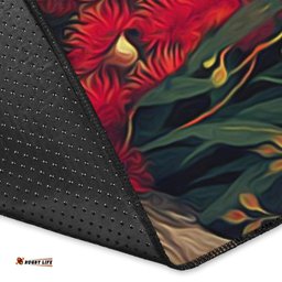 area rug kookaburra rug waratah flowers painting tee aussie