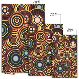 Area Rug Aboriginal Pattern ver14