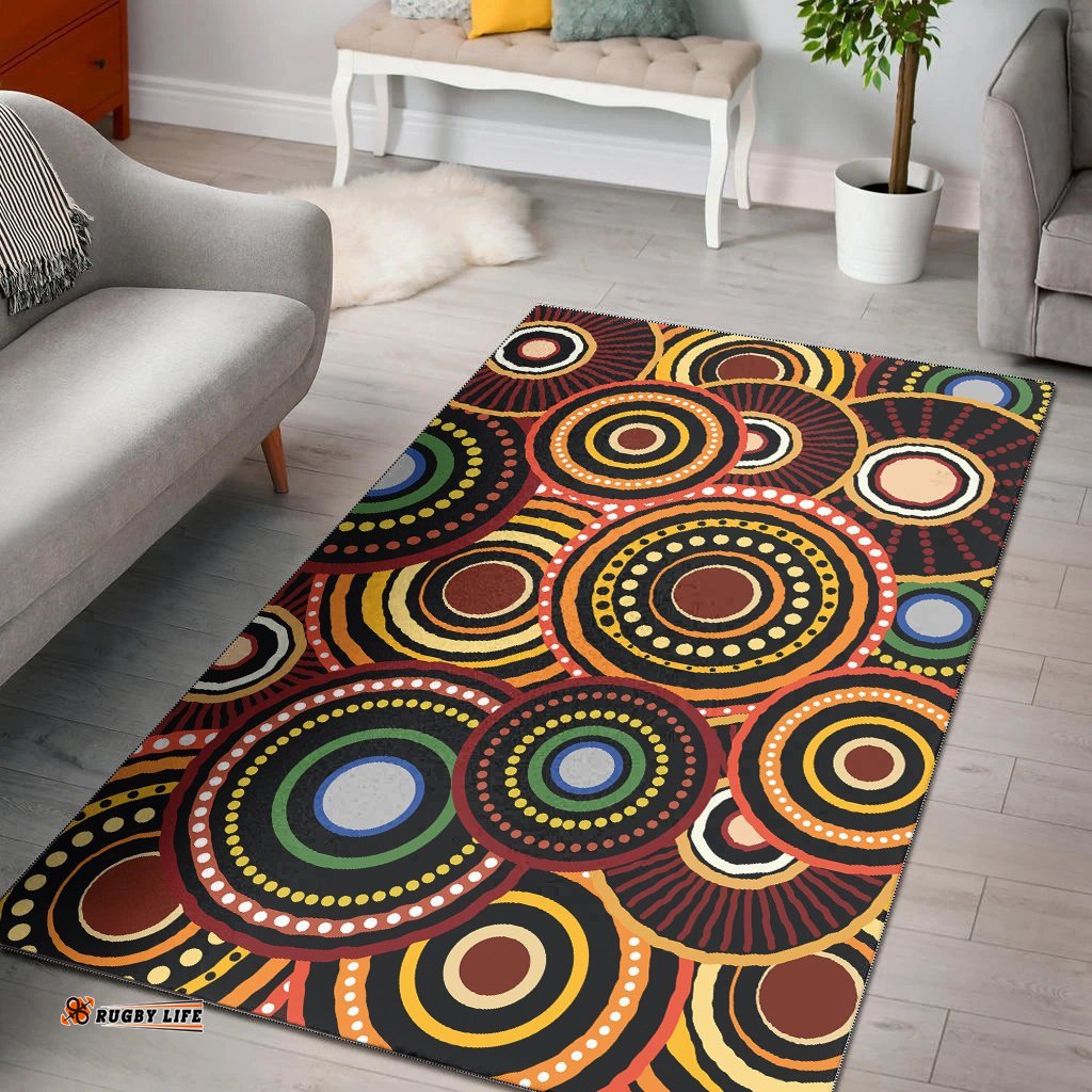 Area Rug Aboriginal Pattern ver14