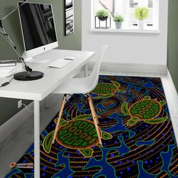Turtle Area Rug Aboriginal No.2