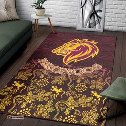 Broncos Rugby Area Rug Broncos Animals In Aboriginal Art Area Rug
