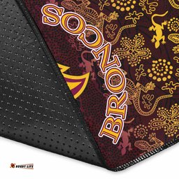 Broncos Rugby Area Rug Broncos Animals In Aboriginal Art Area Rug