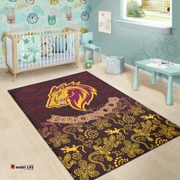 Broncos Rugby Area Rug Broncos Animals In Aboriginal Art Area Rug