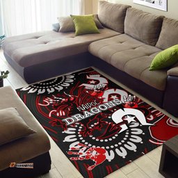 NAIDOC St. George Illawarra Dragons Area Rug NAIDOC Patterns Black Style