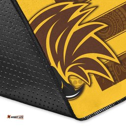 Hawks Indigenous Area Rug Hawthorn Football