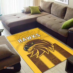 Hawks Indigenous Area Rug Hawthorn Football