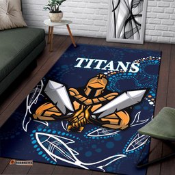 gold coast area rug titans gladiator indigenous tee aussie