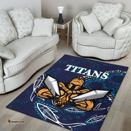 gold coast area rug titans gladiator indigenous tee aussie