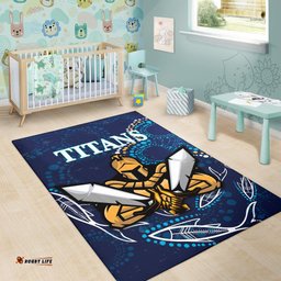 gold coast area rug titans gladiator indigenous tee aussie