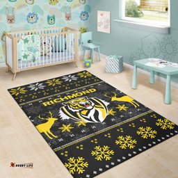 Richmond Football Club Area Rug Christmas Ugly Style