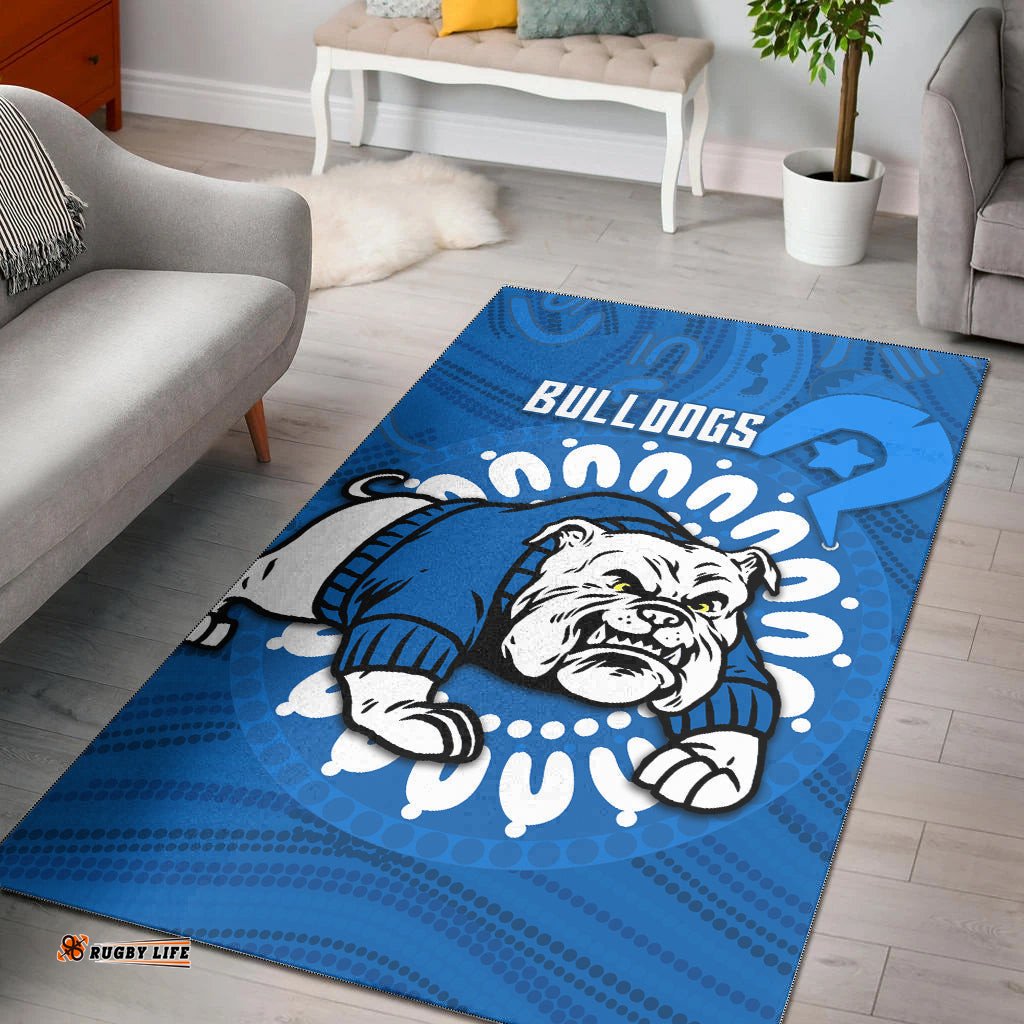 Bulldogs NAIDOC Area Rug Indigenous