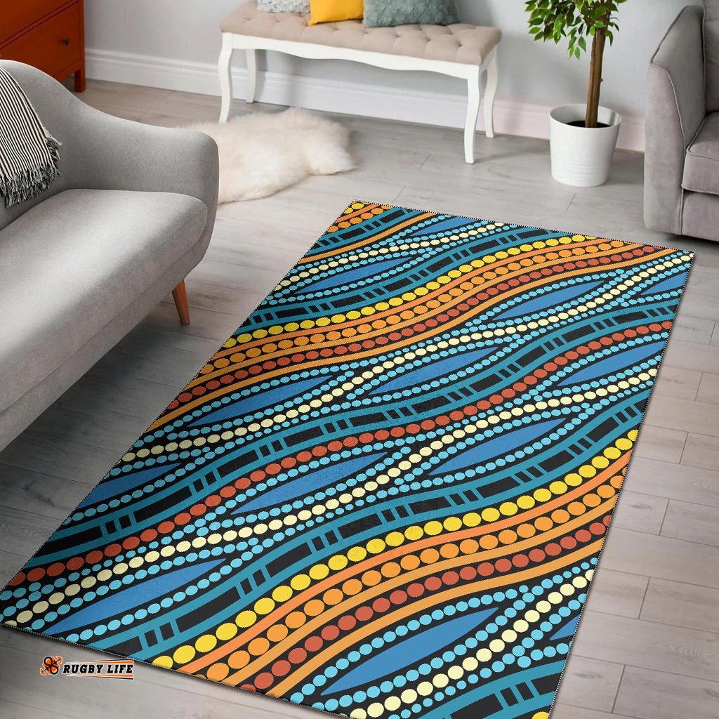 Area Rug Aboriginal Pattern ver04