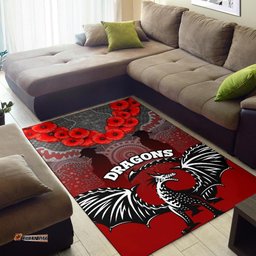 Dragons Area Rug St. George ANZAC Day