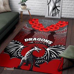 Dragons Area Rug St. George ANZAC Day