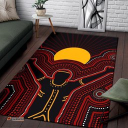 Aboriginal Area Rug The Sun Always Shines
