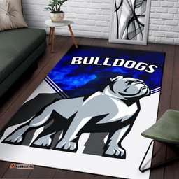 bulldogs area rug tee aussie