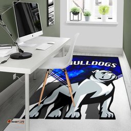 bulldogs area rug tee aussie