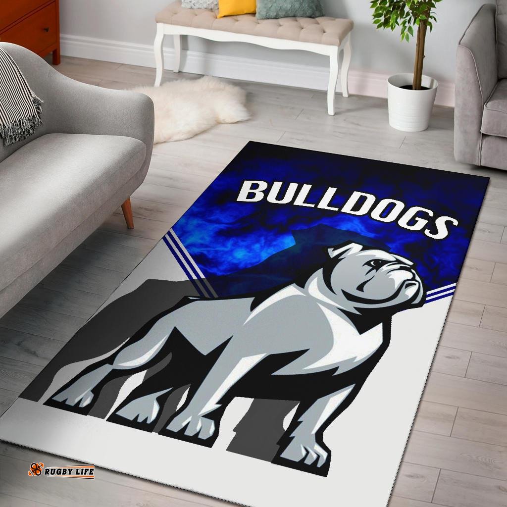 bulldogs area rug tee aussie