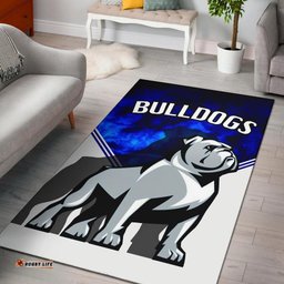 bulldogs area rug tee aussie