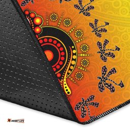 Aboriginal Area Rug Circle Pattern