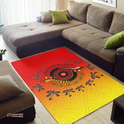 Aboriginal Area Rug Circle Pattern