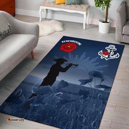 Australia Navy ANZAC Area Rug Remembering Our Heroes