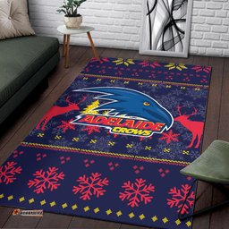 Adelaide Crows Area Rug Christmas Ugly Style