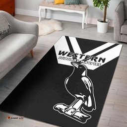 Western Suburbs Magpies Area Rug the One and Only