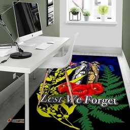 ANZAC Day Area Rug Army Patterns