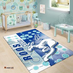 Melbourne Kangaroos Area Rug Indigenous North Roos