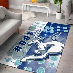 Melbourne Kangaroos Area Rug Indigenous North Roos