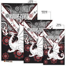 st. george rugby area rug custom aboriginal dragons area rug rlt13 tee aussie