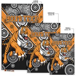 tigers rugby area rug custom super tigers area rug rlt13 tee aussie