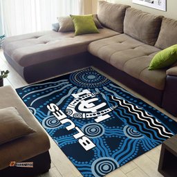 Carlton Blues Area Rug Aboriginal
