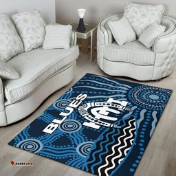 Carlton Blues Area Rug Aboriginal