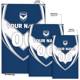 custom personalised melbourne victory pride area rug tee aussie