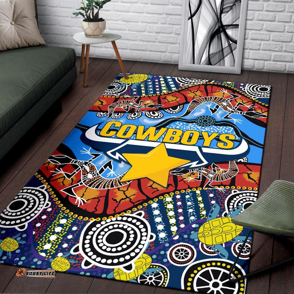 Cowboys Indigenous Area Rug