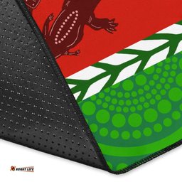 South Sydney Rabbitohs Aboriginal Area Rug Victorian Vibes