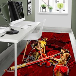 Didgeridoo Area Rug Aboriginal