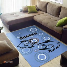 cronulla area rug sharks unique indigenous tee aussie