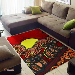Aboriginal Area Rug Australian Indigenous Koala