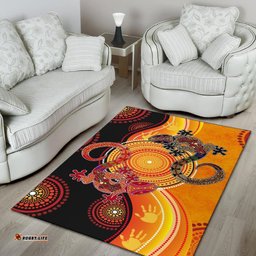 aboriginal area rug couple aboriginal lizards tee aussie
