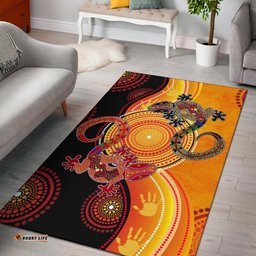 aboriginal area rug couple aboriginal lizards tee aussie