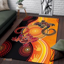 aboriginal area rug couple aboriginal lizards tee aussie