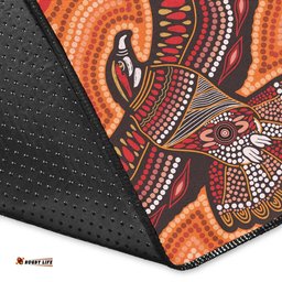 Australia Aboriginal Inspired Area Rug - Indigenous Symbol Eagle