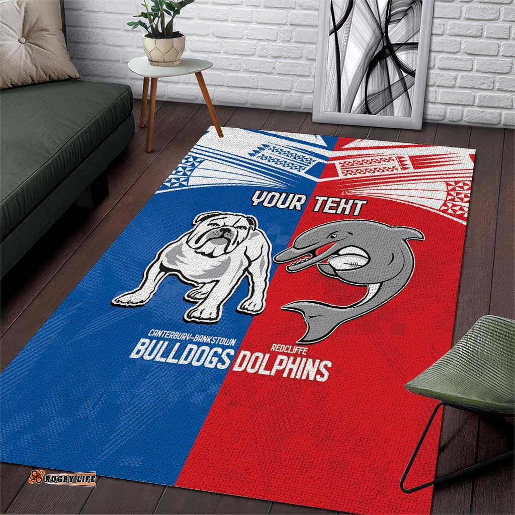 NRL Bulldogs and Dolphins Area Rug Sporty Style
