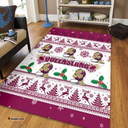 Queensland Christmas Area Rug - Queensland Special Ugly Christmas Area Rug