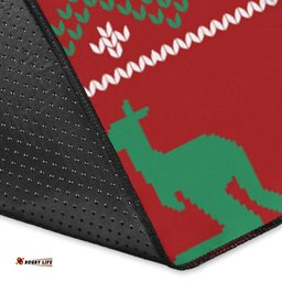 Australia Christmas Area Rug Mother Kangaroo In Christmas