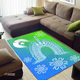 torres strait islander area rug dhari mask ocean style tee aussie