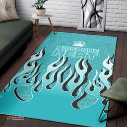 Brisbane Heat Area Rug Aboriginal Style Of Dot Fire